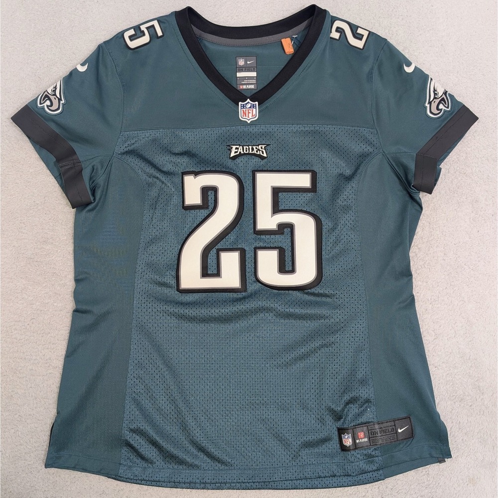 Philadelphia Eagles Jersey Womens Large Green LeSean McCoy #25 NFL Nike On Field